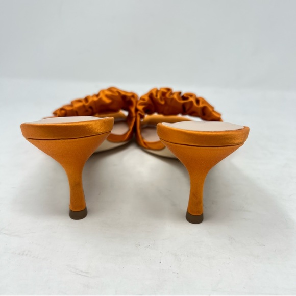 Loeffler Randall Bianca Marigold Satin Sandal With Heel Size 8.5 - Picture 7 of 8